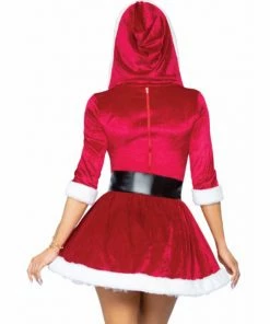 Tomfoolery Ladiesc Mrs Claus Ladies Red Christmas Costume - Leg Avenue