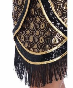 Tomfoolery Speakeasy Sweetie Sequin Flapper - Leg Avenue