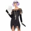 Tomfoolery Ladiesc Foxtrot Flirt Flapper Leg Avenue Costume