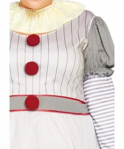 Tomfoolery Circus & Clowns Creepy Clown Costume By Leg Avenue