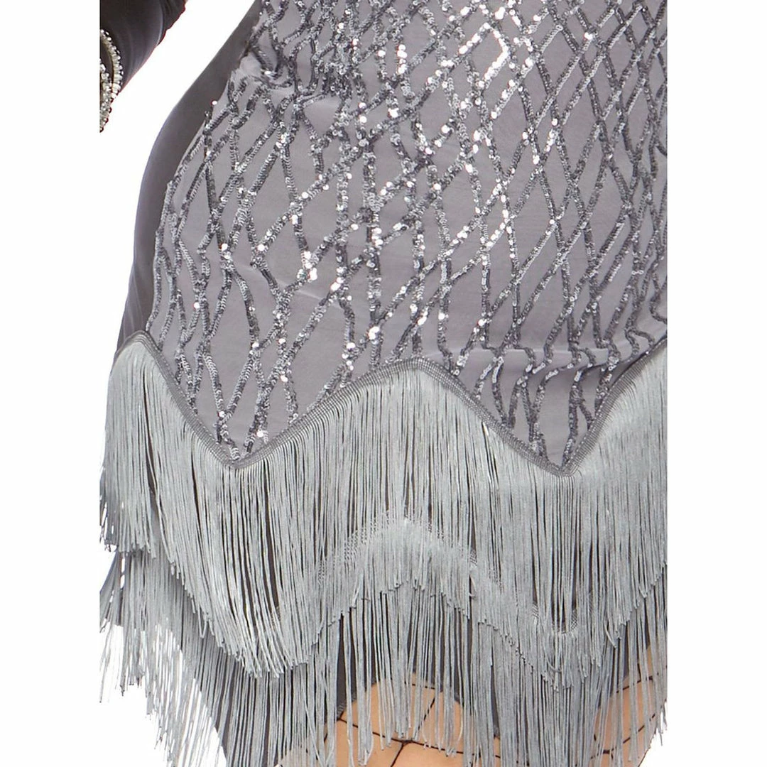 Tomfoolery Roaring Roxy Flapper Plus Ladies Costume By Leg Avenue Ladiesc 5 Tomfoolery Roaring Roxy Flapper Plus Ladies Costume By Leg Avenue Ladiesc