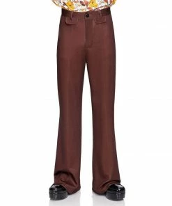 Tomfoolery Mensc Brown Bell Bottom Pants