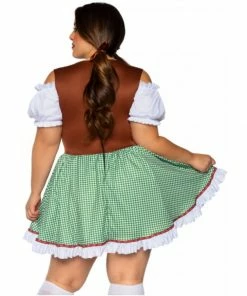 Tomfoolery Ladiesc Bavarian Cutie Oktoberfest Ladies Plus Costume By Leg Avenue