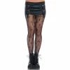 Tomfoolery Worship Me Cross Net Tights Hosiery