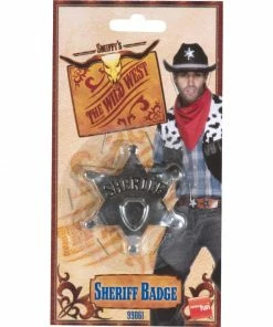 Smiffys Sheriff Star Badge Accessoriesc