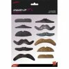 Smiffys Party Moustaches - Pack Of 12