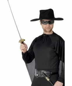 Smiffys Rapier Sword And Eyemask Weapons & Armour