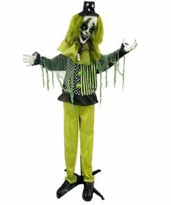 Jack In The Box Animated Green Clown 170cm Halloween Prop Props
