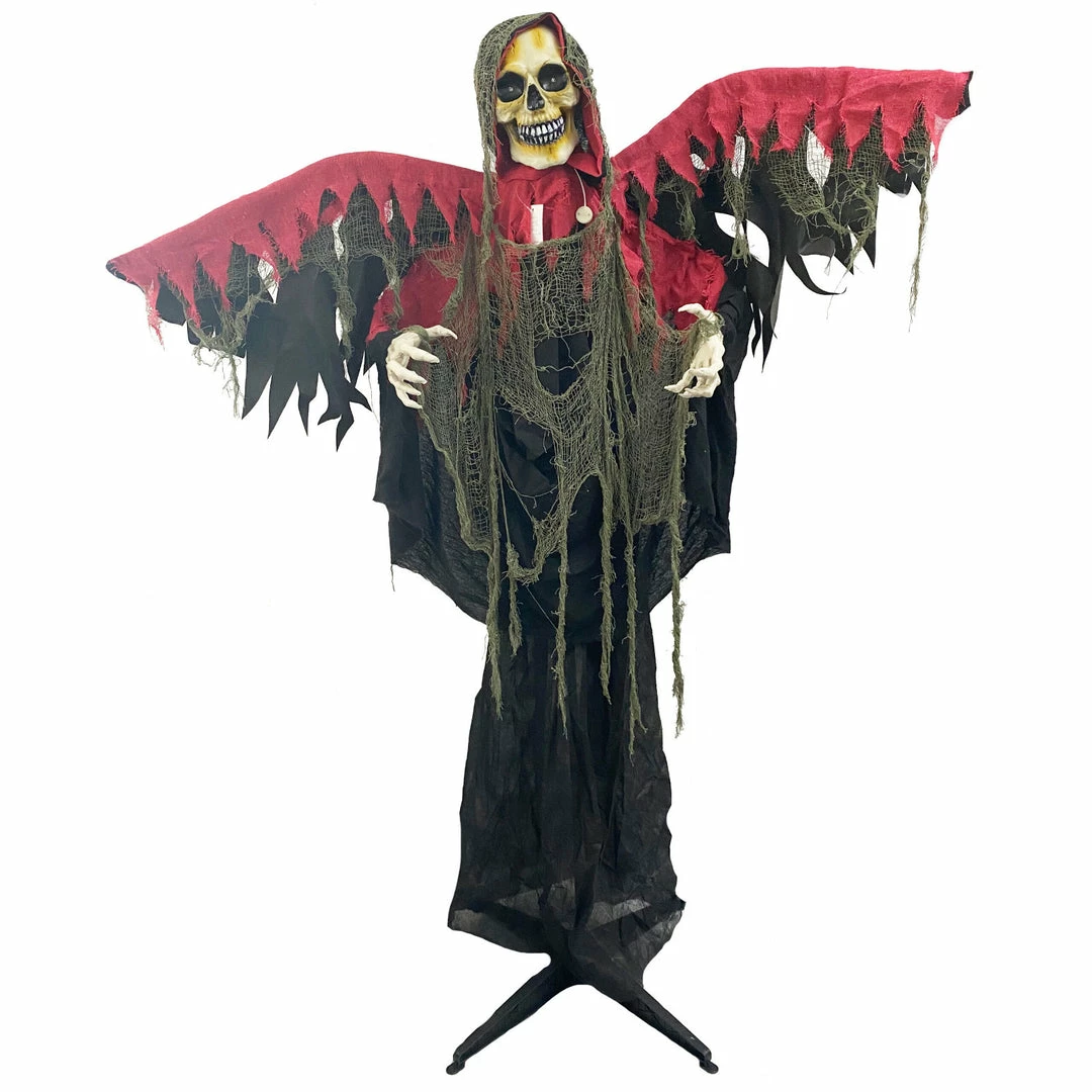Jack In The Box Props Animated Reaper With Wings 160 Cm Halloween Prop 3 Jack In The Box Props Animated Reaper With Wings 160 Cm Halloween Prop