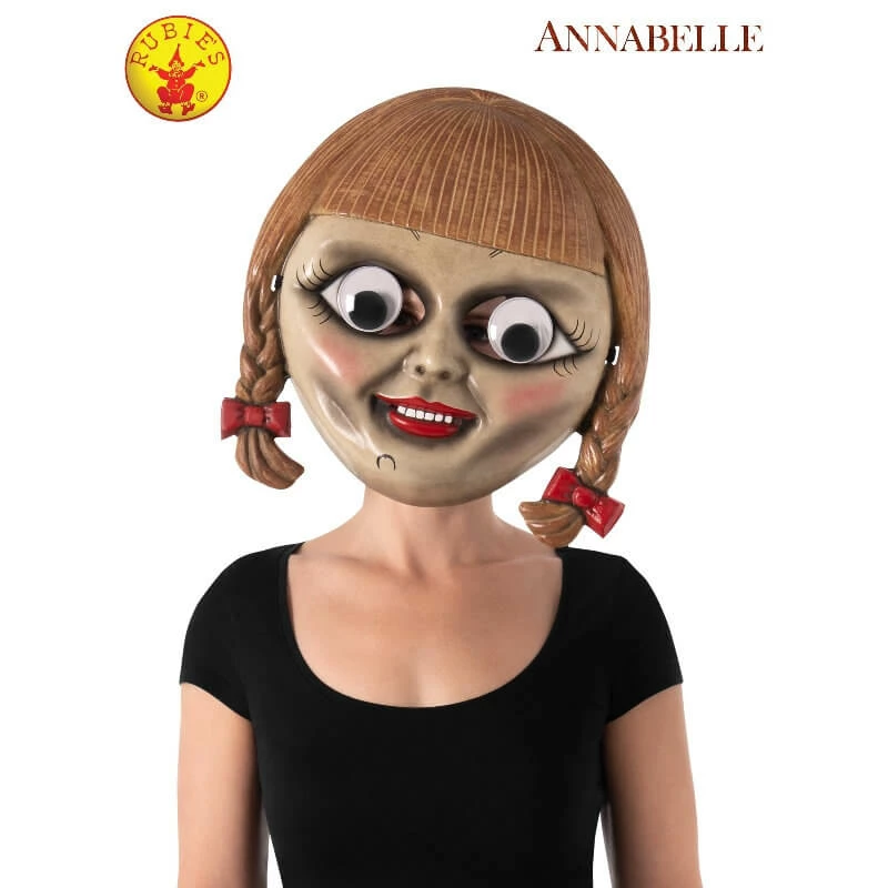 Rubie's Deerfield Annabelle Googly Eyes Mask Masks 3 Rubie's Deerfield Annabelle Googly Eyes Mask Masks