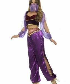 Smiffys Arabian Princess Costume - Purple Ladiesc