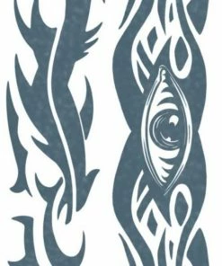 Carnival Products Tattoos Tinsley FX Temp Tattoo Body Band - Tribal Eye