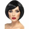 Smiffys 1920's Babe Wig - Black