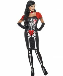 Smiffys Beautiful Bones Ladies Skeleton