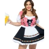 Tomfoolery Ladiesc Ladies Plus Oktoberfest Beer Garden Babe Costume By Leg Avenue
