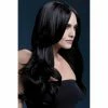Smiffys Black Long Wavey Fever Wig - Khloe