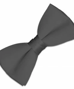 Swedia's Accessoriesc Black Satin Bow Tie