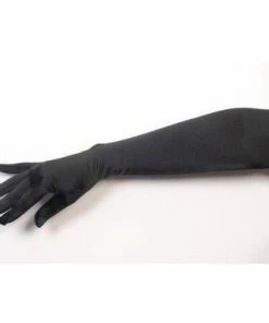 Interalia Group Elbow Length Gloves- Black 1920's