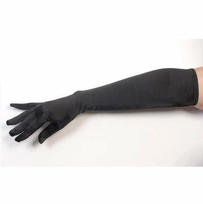 Interalia Group Elbow Length Gloves- Black 1920's 3 Interalia Group Elbow Length Gloves- Black 1920's