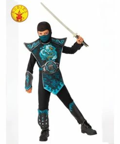 Rubie's Deerfield Boys Costumes Blue Dragon Ninja Costume - Child