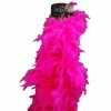 Swedia's 1920's Plush Feather Boa-Hot Pink