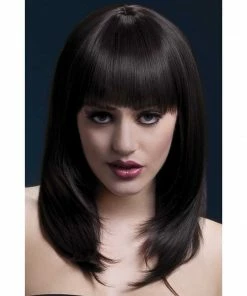 Smiffys Brown Fever Wig - Tanja Wigsc