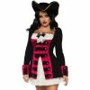 Tomfoolery Charming Pirate Captain Ladies Costume - Leg Avenue