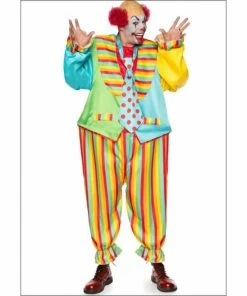 Tomfoolery Circus Clown Men's Costume - Leg Avenue Mensc