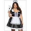 Tomfoolery Ladiesc Classic French Maid Ladies Plus Costume