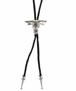 Tomfoolery Cowboy Neck Tie With Steer Head