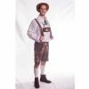 Tiger Leather Mensc Brown Leather Lederhosen - Wolfgang