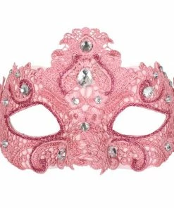 Tomfoolery Crystal Lace Eye Mask - Asst Colors