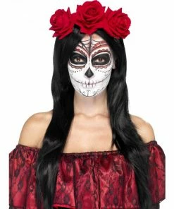 Smiffys Rose Headband - Day Of The Dead Accessoriesc
