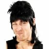 Tomfoolery 1980's Dazza Mullet Black