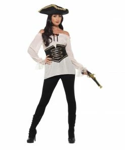 Smiffys Ladiesc Deluxe Ladies Pirate Shirt