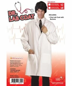 Tomfoolery Dr Lab Coat With Pockets - Dr Toms Mensc