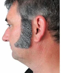 Carnival Products Curved Sideburns Human Hair