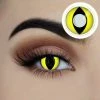 Swedia's Starry Eyed Yearly Contact Lenses - Yellow Cat Eye