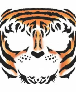 Carnival Products Tiger Face Tattoos - Tinsley FX Temporary Tattoo