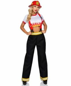 Tomfoolery Ladiesc Five Alarm Firefighter Ladies Costume - Leg Avenue 8 Tomfoolery Ladiesc Five Alarm Firefighter Ladies Costume - Leg Avenue