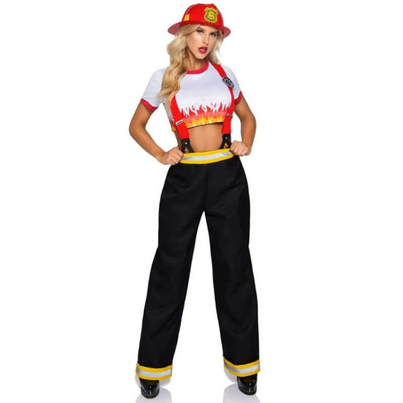 Tomfoolery Ladiesc Five Alarm Firefighter Ladies Costume - Leg Avenue 5 Tomfoolery Ladiesc Five Alarm Firefighter Ladies Costume - Leg Avenue