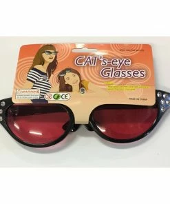 Swedia's Jumbo Cats Eyes Rhinestone Glasses