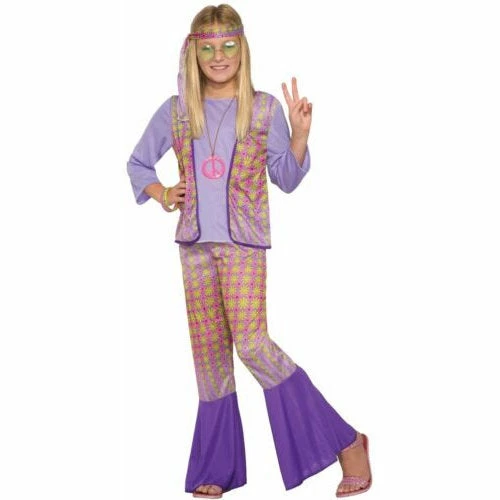 Forum Novelties Generation Hippie Costume - Child Girls Costumes 3 Forum Novelties Generation Hippie Costume - Child Girls Costumes