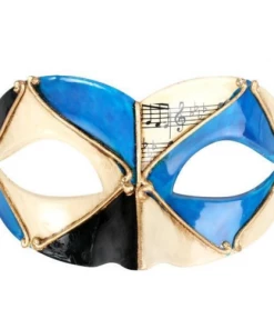 Tomfoolery Masks Pietro-Blue/Black Eyemask
