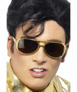 Smiffys Elvis Shades In Gold Or Silver Accessoriesc