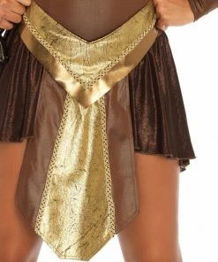 Tomfoolery Golden Gladiator Ladies Costume - Leg Avenue
