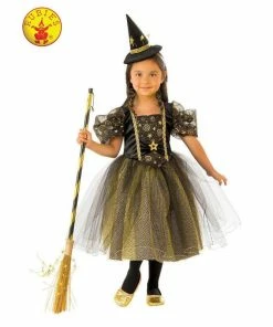 Rubie's Deerfield Girls Costumes Golden Star Witch Costume - Child