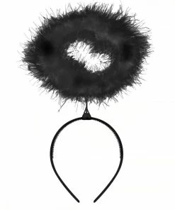 Swedia's Accessoriesc Feather Fallen Angel Halo - Black