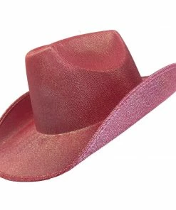 Swedia's Accessoriesc Pink Shimmer Cowboy Hat