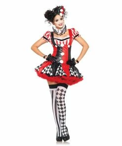 Halloweenc Harlequin Clown - Hire